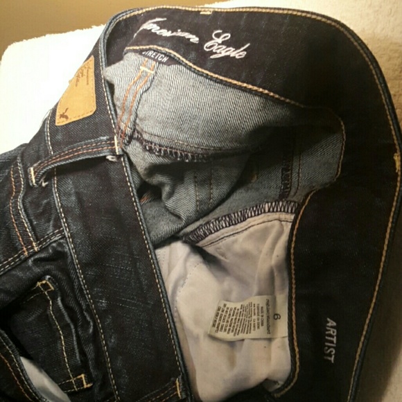 American Eagle Stretch Womens Cropped Jeans Sz 6 - Picture 8 of 8